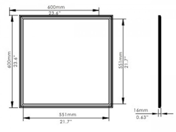 Pannello LED ad alta luminosità