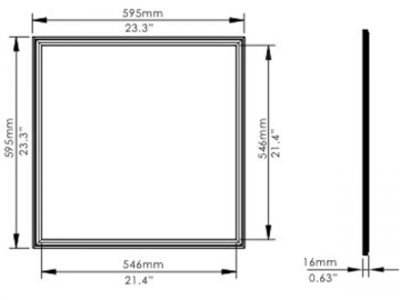 Pannello LED a luminosità regolabile