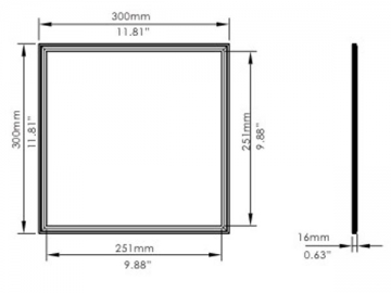 Pannello LED a luminosità regolabile