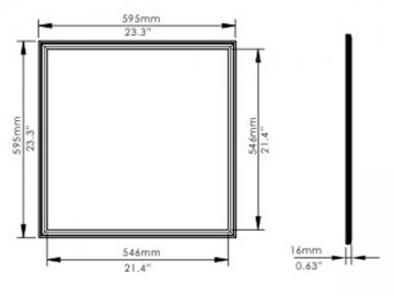 Pannello LED regolabile e temperatura di colore