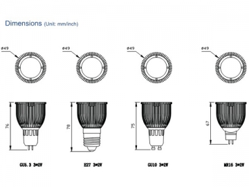 Faretto LED D-Spot 6W