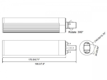 Bulbo LED G24