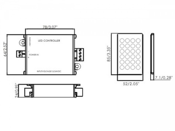 Controller LED SC-WC7-V1