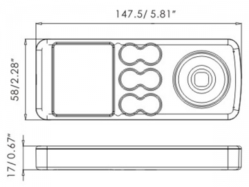 Controller remoto SC-WC12 LED