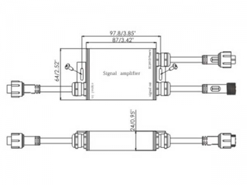 Amplificatore LED SC-AP W-12-24