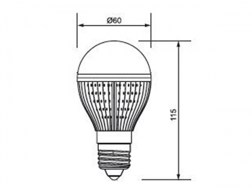 Lampadina LED 7W