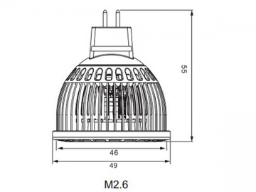 Faretto LED a incasso MR16