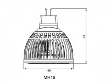 Faretto LED a incasso MR16