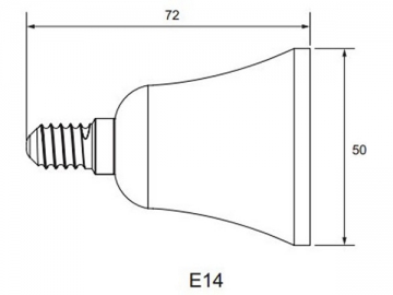 Faretto LED a incasso E14