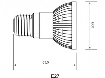 Faretto LED a incasso PAR16 E27