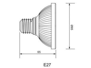 Faretto LED a incasso IP40