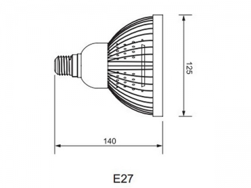 Faretto LED a incasso IP40