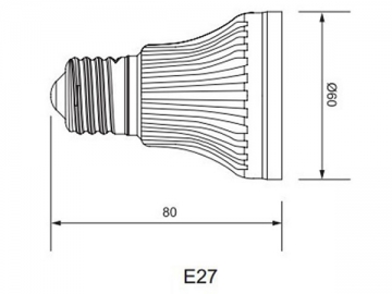 Faretto LED a incasso IP40