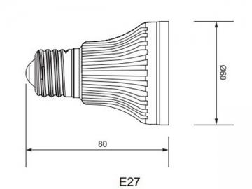 Faretto LED a incasso IP40