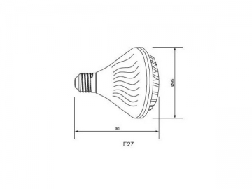 Faretto LED a incasso IP40