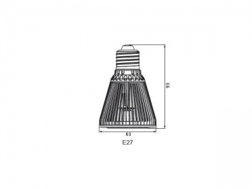 Faretto LED a incasso IP40