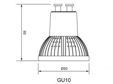 Faretto LED a incasso GU10