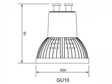 Faretto LED a incasso GU10