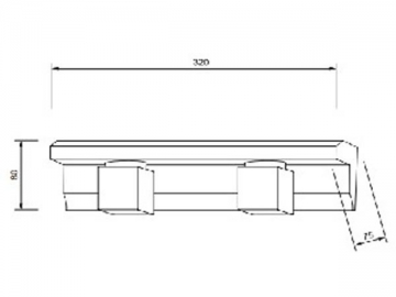 Luce LED per specchio multi-testa