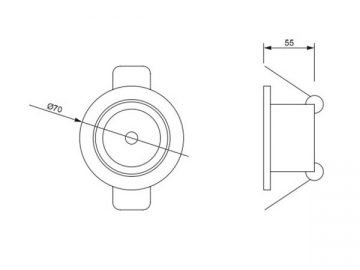 Plafoniera LED 1W