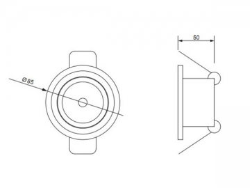 Plafoniera LED 1W