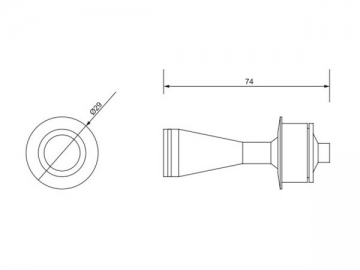 Plafoniera LED 1W