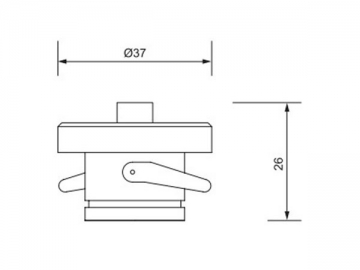 Plafoniera LED 1W