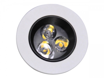 Luce LED a incasso con rivestimento trasparente