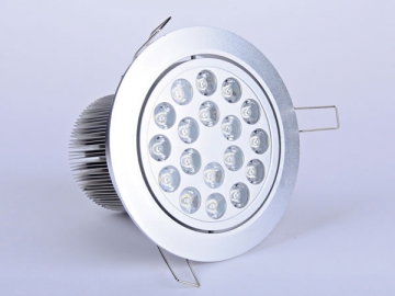 Luce LED a incasso con rivestimento trasparente