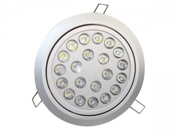 Luce LED a incasso con rivestimento trasparente