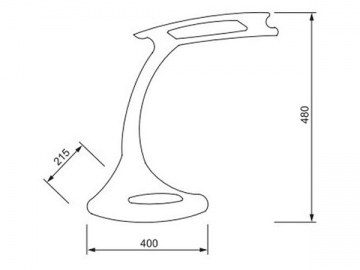 Lampada LED da tavolo ABS