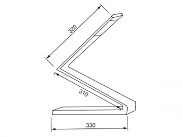 Lampada LED da tavolo ABS