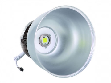 Lampada LED industriale ad alta potenza integrata con paralume