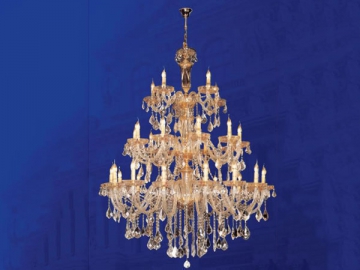 Candelabro LED in cristallo