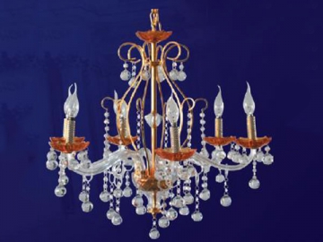 Candelabro LED in cristallo