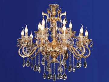 Candelabro LED in cristallo