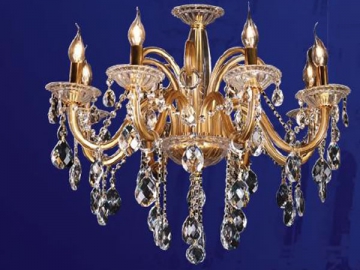 Candelabro LED in cristallo