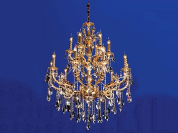 Candelabro LED in cristallo