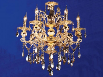 Candelabro LED in cristallo