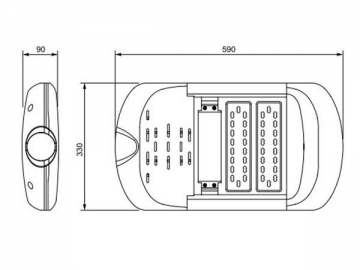 Modulo lampione LED