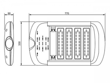 Modulo lampione LED