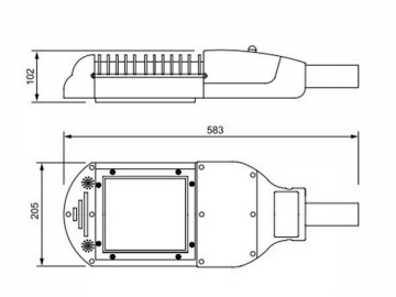 Modulo lampione LED