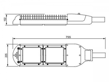 Modulo lampione LED