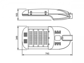 Modulo lampione LED