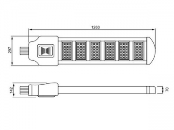 Modulo lampione LED