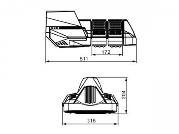 Modulo lampione LED