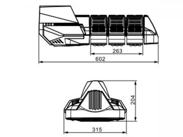 Modulo lampione LED