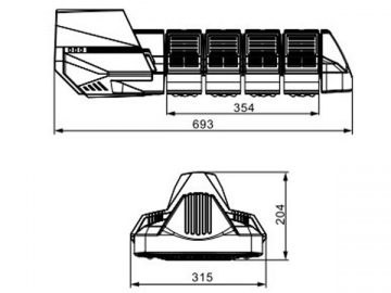 Modulo lampione LED