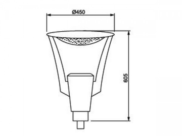 Luce LED per giardino