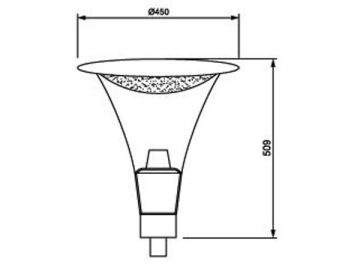 Luce LED per giardino